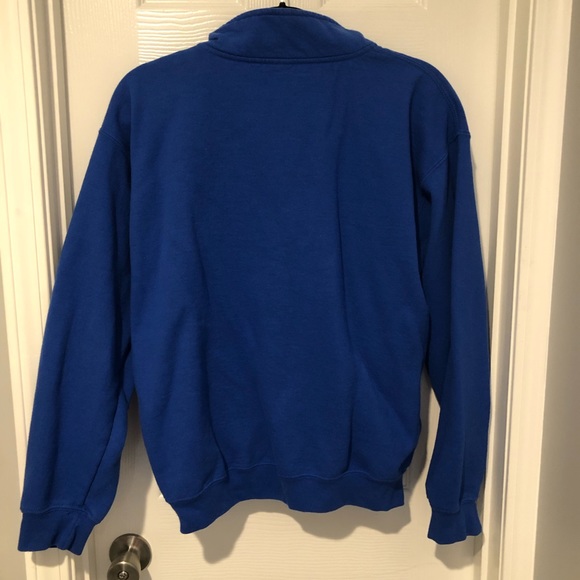 3/$15 Monogrammed ADE blue & pink quarter zip sweatshirt - Picture 9 of 9